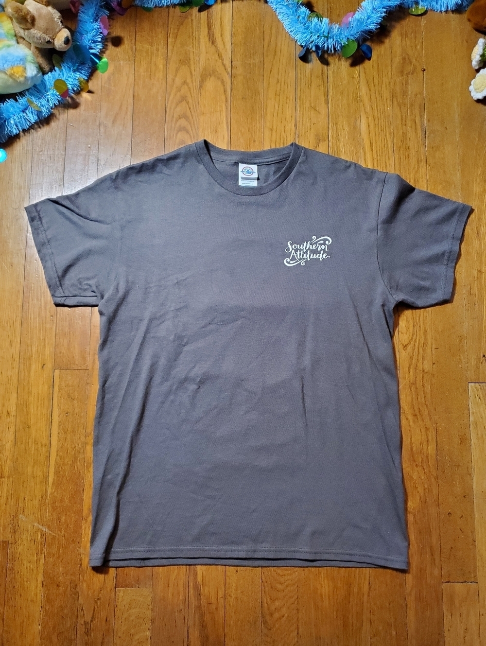 Delta Short-Sleeve Crewneck T-Shirt in Charcoal Gray Its Fine